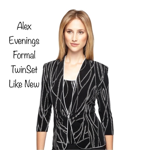 GORGEOUS! Perfect for the holidays! NEVER Worn Sequin Twin Set Sz S - Picture 9 of 9